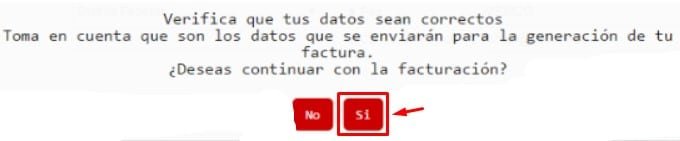 Facturacion AU Verificar datos fiscales