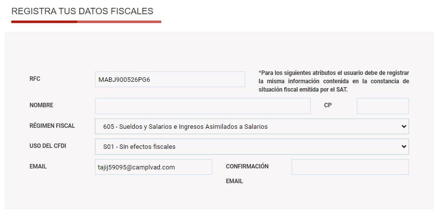 Facturacion AVM Ovnibus Datos Fiscales