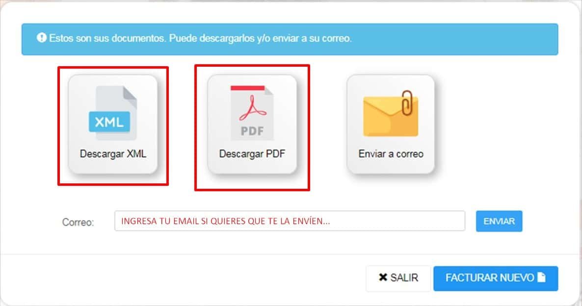 Facturacion Casa Santos Lugo Descargar factura