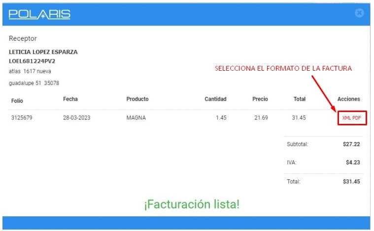 Facturacion SAI5244 Descargar factura Facturacion SAI5244 Descargar factura