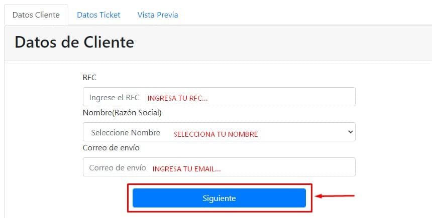 Facturacion Super Fasti Iniciar sesion