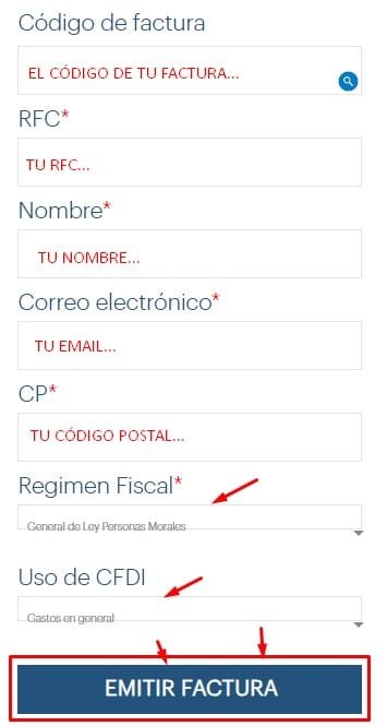 Facturacion Green Grass Datos de ticket y fiscales