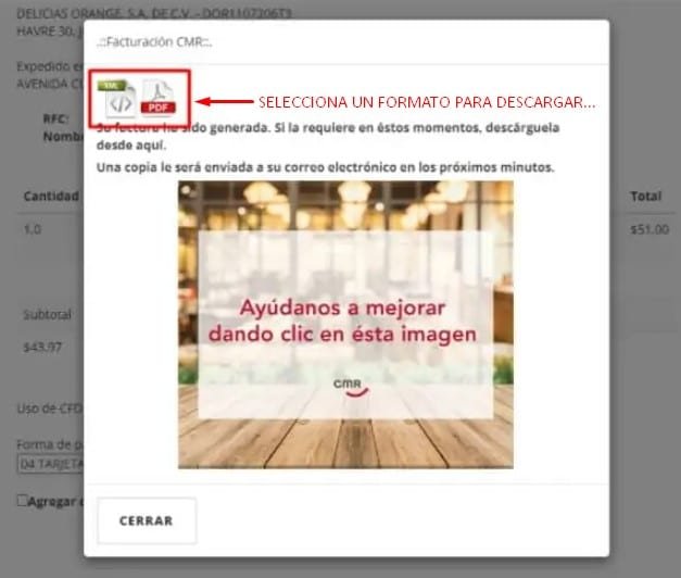 Facturacion Olive Garden Descargar factura Facturacion Olive Garden Descargar factura