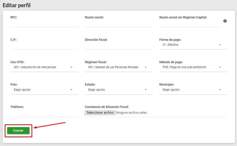 Facturacion Taxi Seguro Datos fiscales y documento