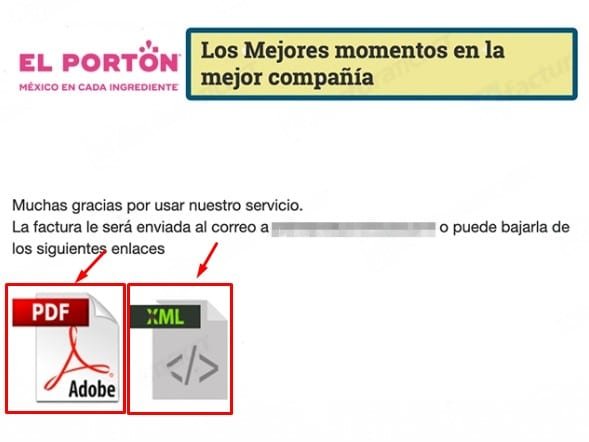 El Porton Facturacion Descargar factura