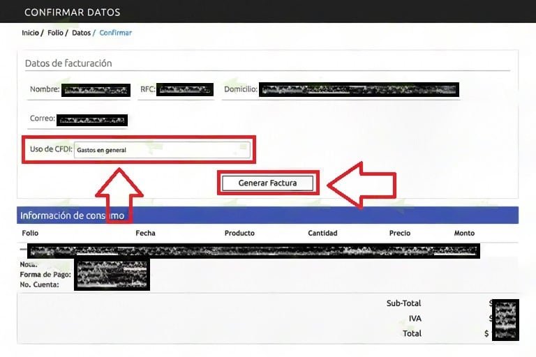 Facturacion 1 Gas Uso CFDI Facturacion 1 Gas Uso CFDI