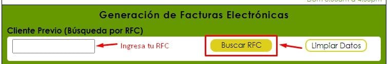 Facturacion Auto Pronto Ingresar RFC