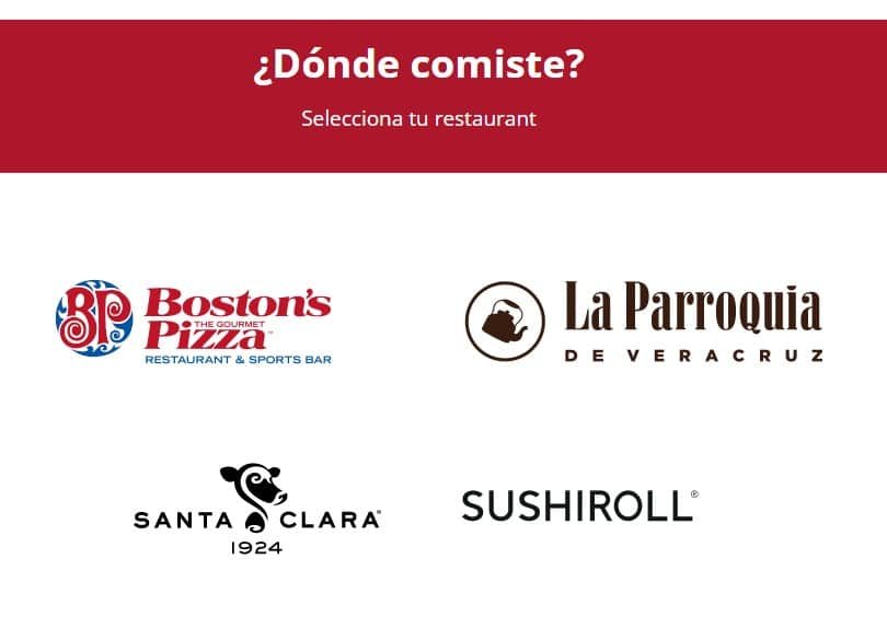 Facturacion BPT Group Seleccionar restaurante