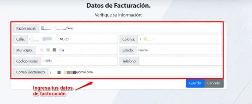 Facturacion La Gran Bodega Datos de Facturacion