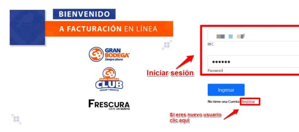 Facturacion La Gran Bodega Registro
