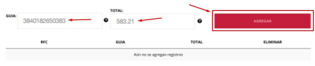 Facturacion SendEx Datos ticket