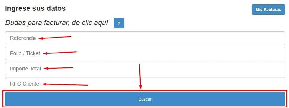 Petrum facturacion Datos del ticket
