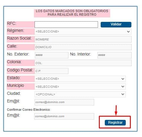 Registro 2 Facturacion Grupo Centra