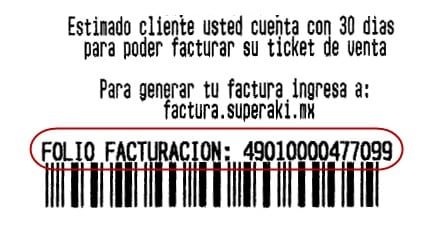 Super Aki Facturacion Ejemplo Ticket