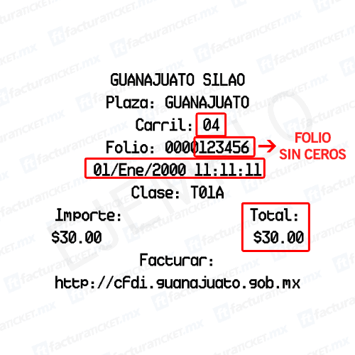 como facturar caseta guanajuato silao