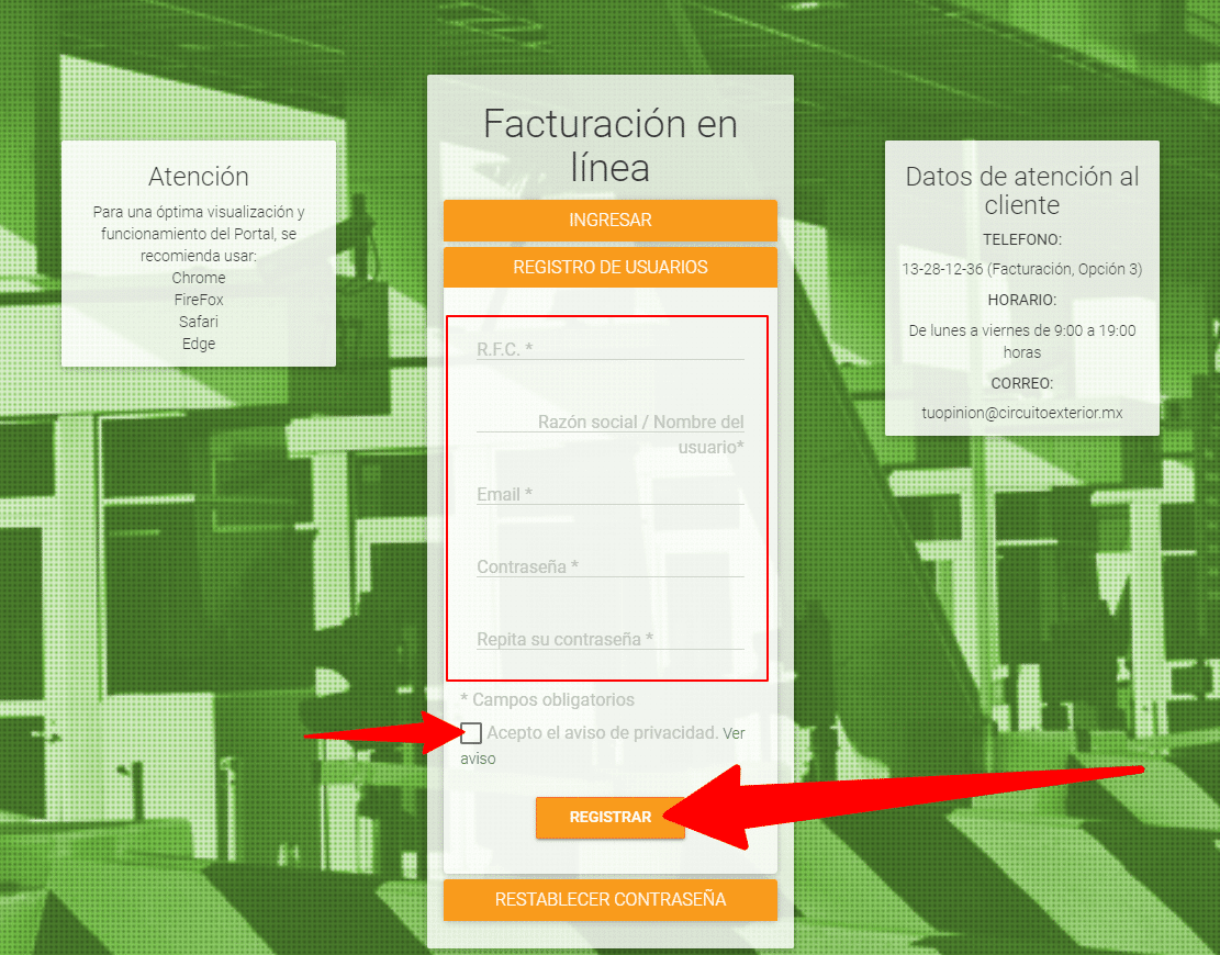 como facturar concesionaria