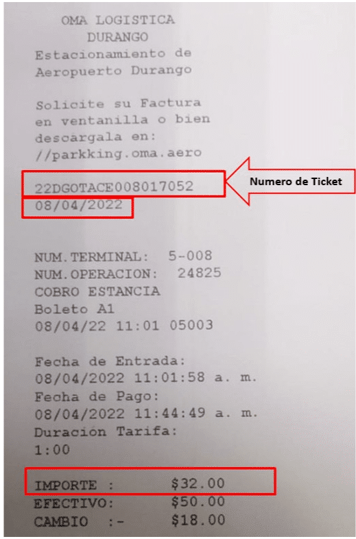 como facturar estacionamiento oma como facturar estacionamiento oma