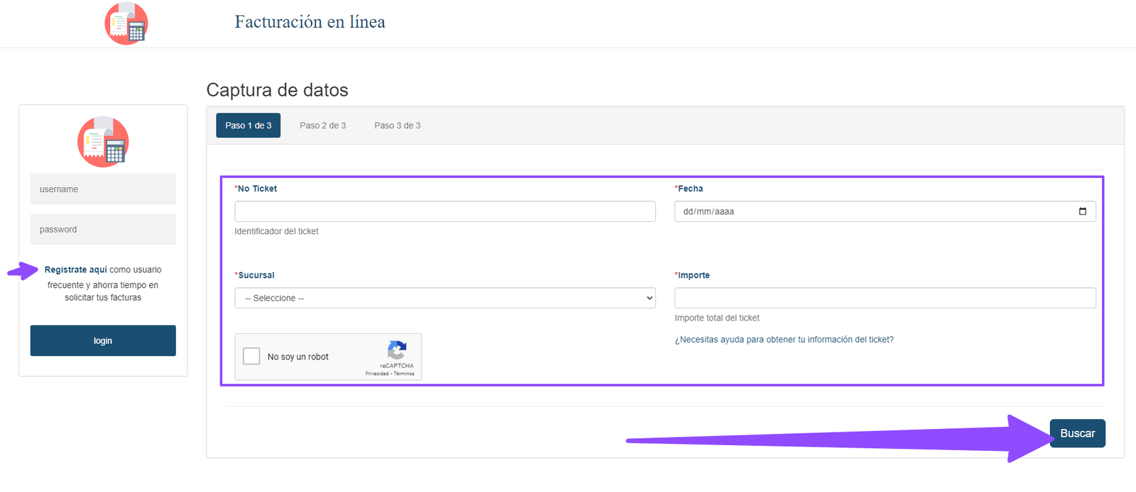 como facturar ferreterias calzada 1