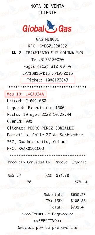 como facturar global gas como facturar global gas