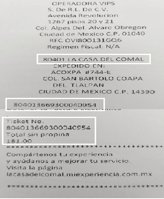 como facturar la casa del comal como facturar la casa del comal