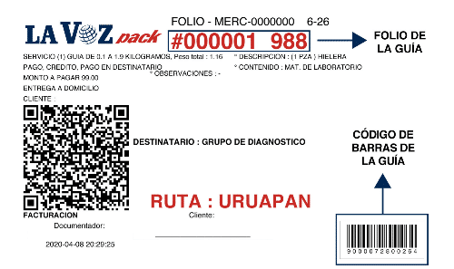 como facturar la voz pack