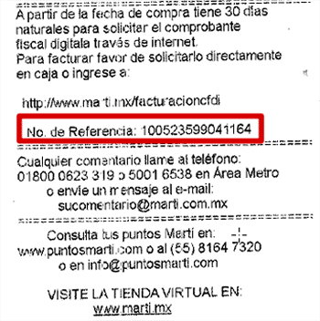 como facturar marti