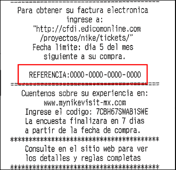 como facturar nike factory store