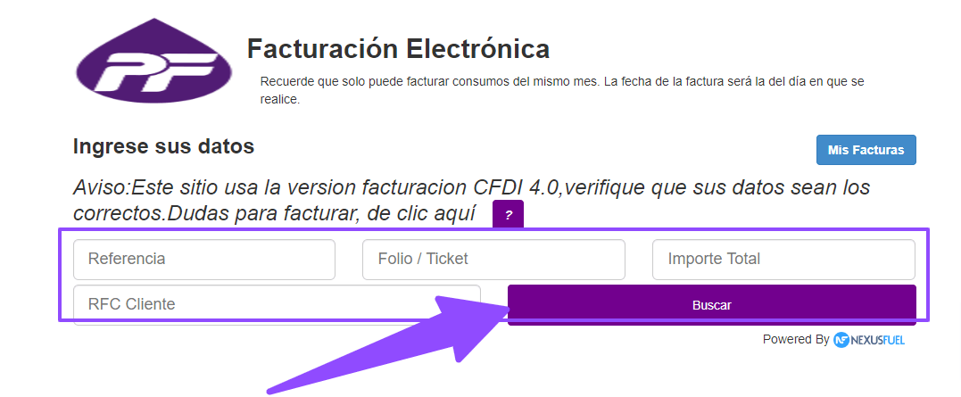 como facturar petro figues 1