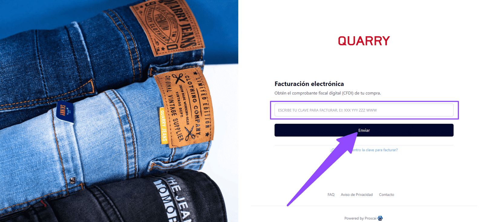 como facturar quarry jeans fashion 1