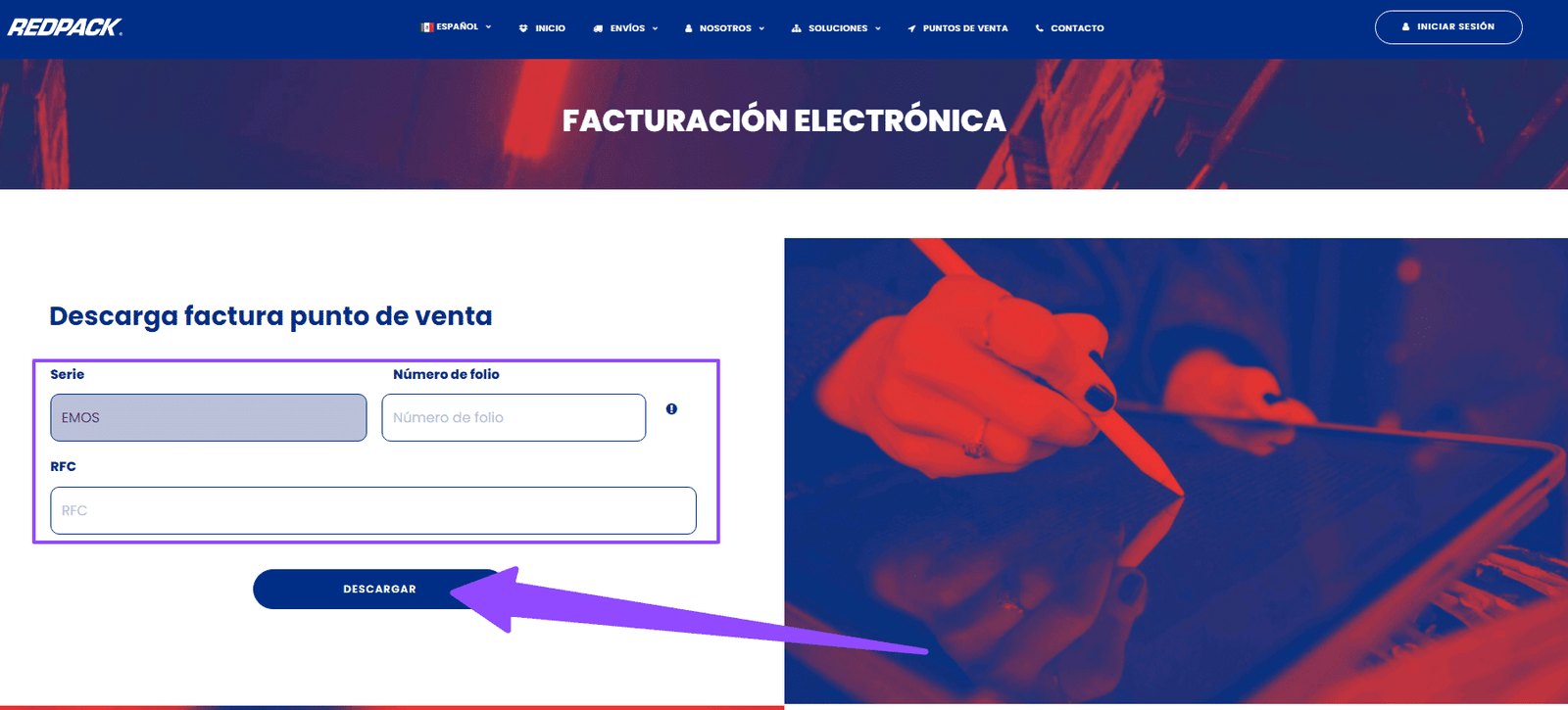 como facturar redpack como facturar redpack