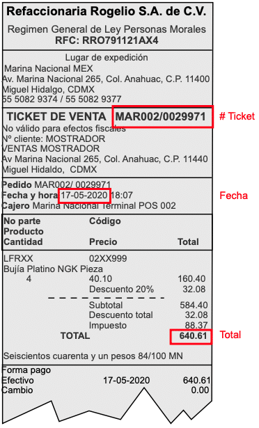 como facturar rolcar