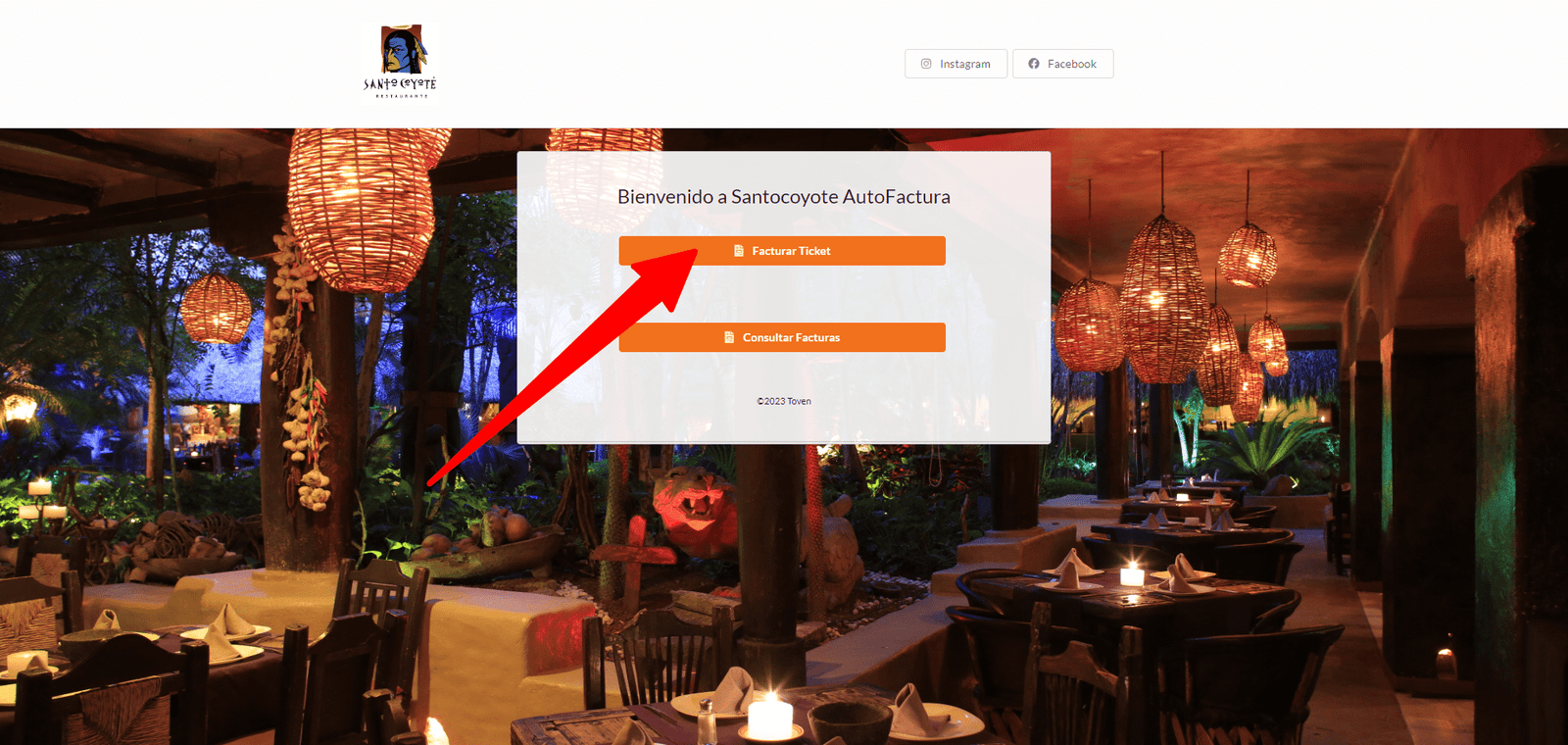 como facturar santo coyote restaurante 1 como facturar santo coyote restaurante 1