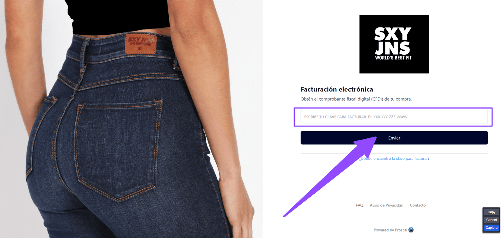 como facturar sexy jeans 1