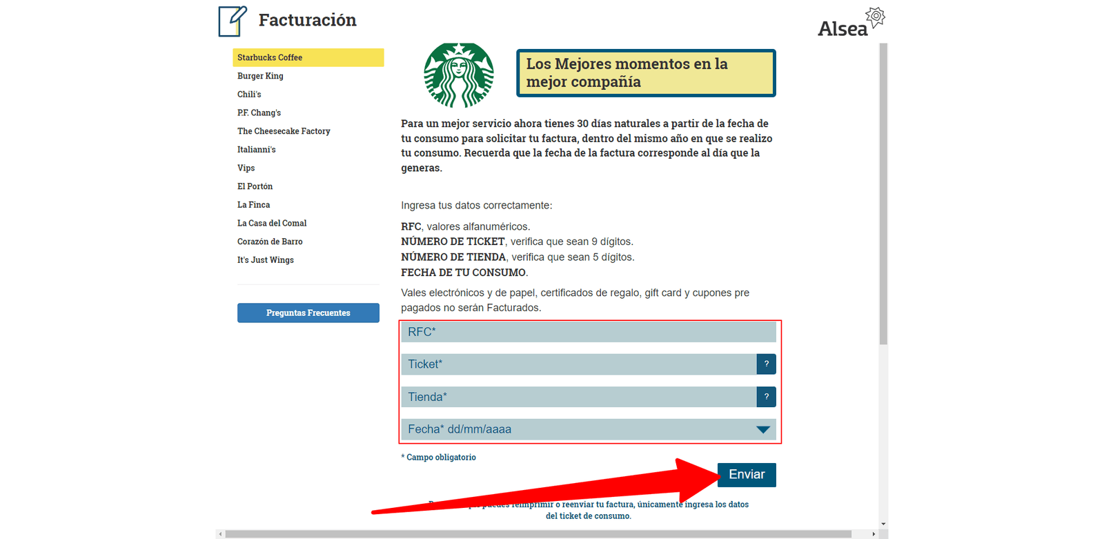 como facturar starbucks 1 como facturar starbucks 1