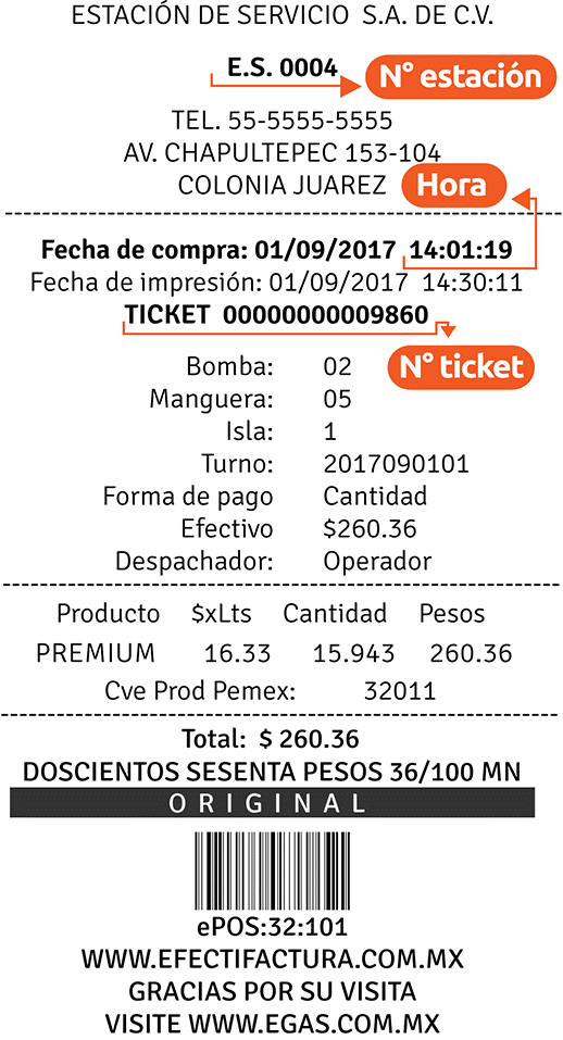 como facturar sunoco