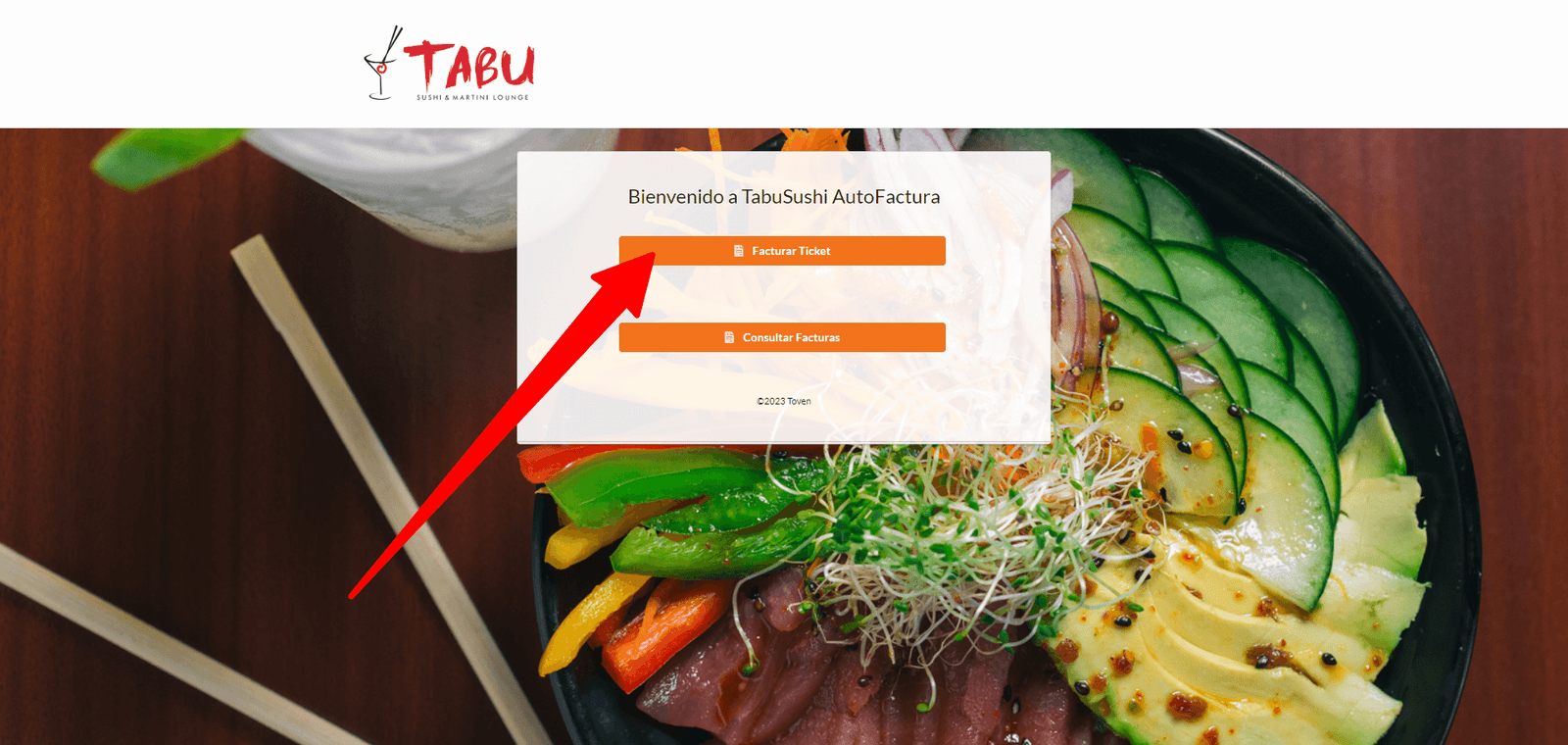 como facturar tabu sushi como facturar tabu sushi