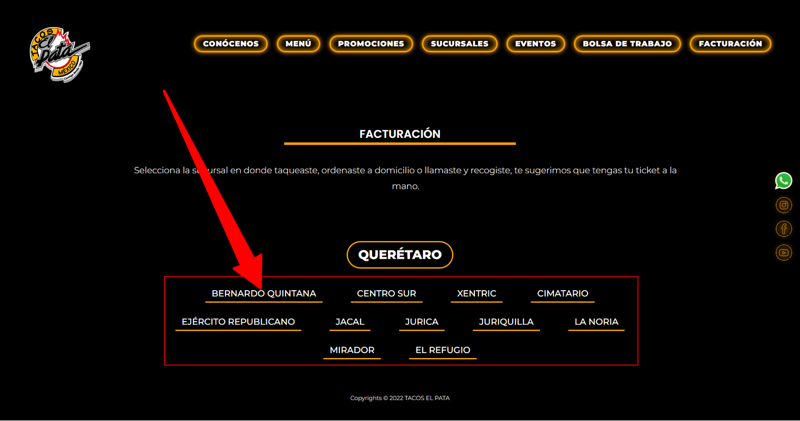 como facturar tacos el pata 1