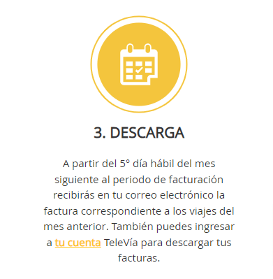 como facturar televia 2