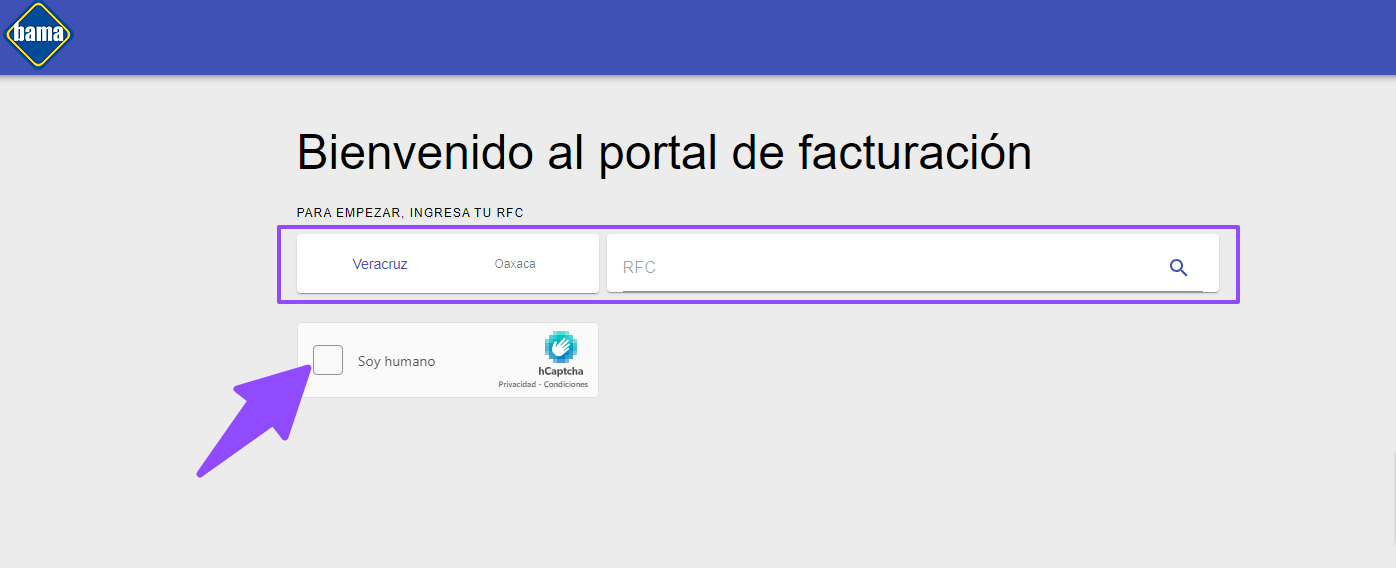 como facturar tiendas bama