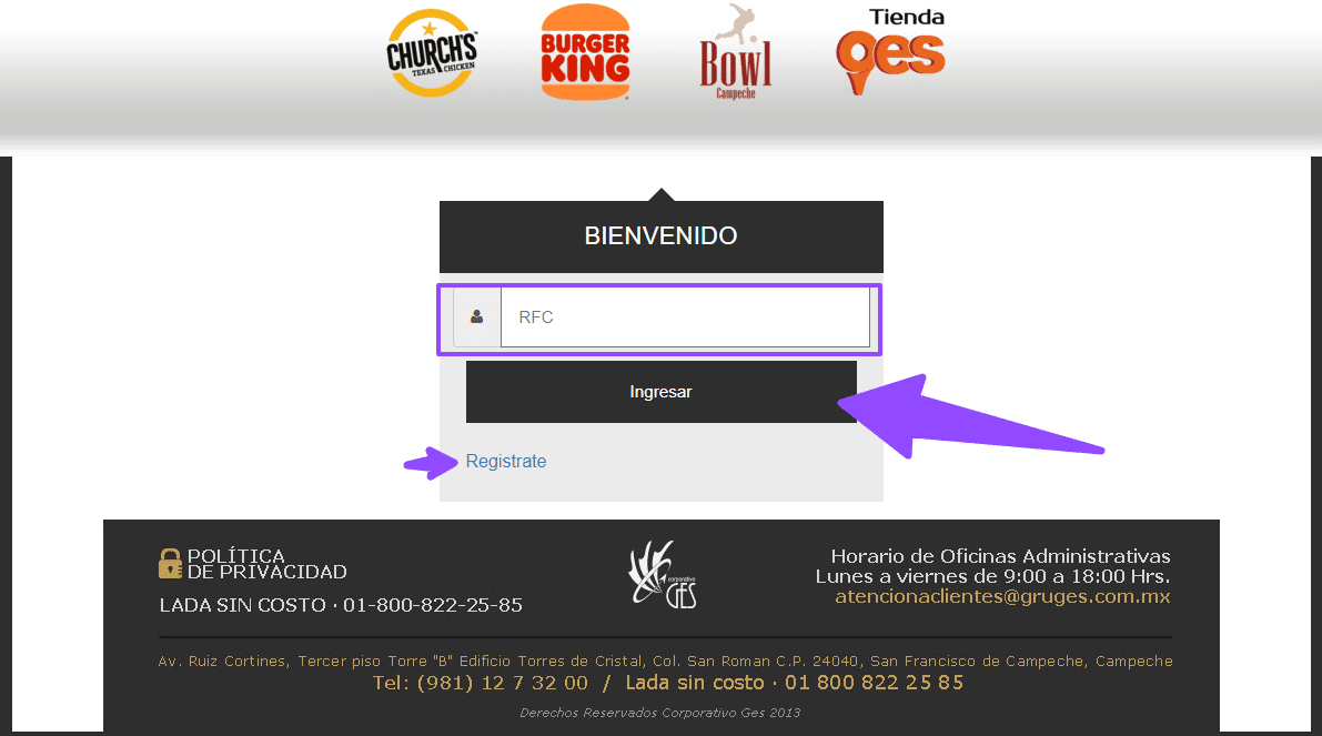 como facturar tiendas ges 1