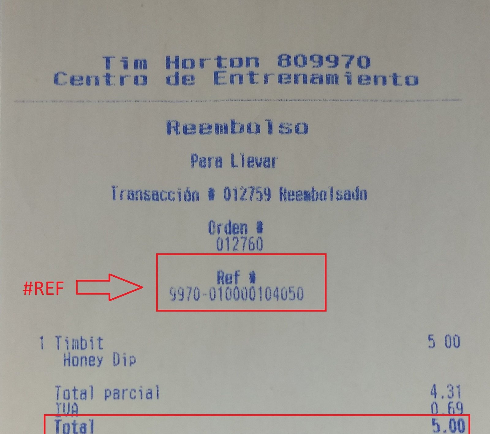 como facturar tim hortons