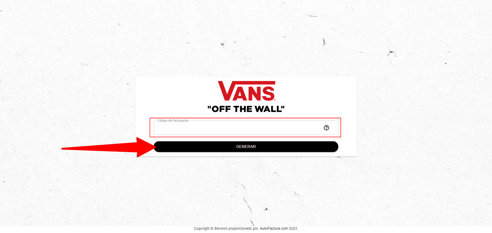 como facturar vans mexico 1