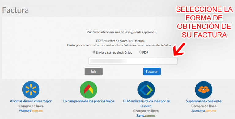 como facturar walmart 3