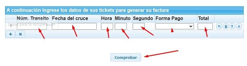 Facturacion Autopista Libramiento Hermosillo Datos del ticket Facturacion Autopista Libramiento Hermosillo Datos del ticket