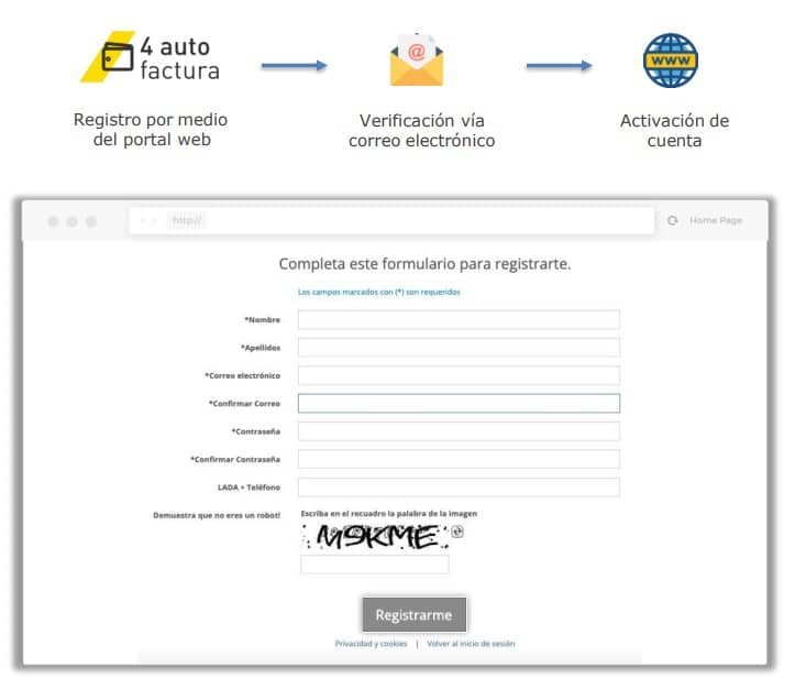 Facturacion Macrolibramiento Mexiquense Registrar cuenta