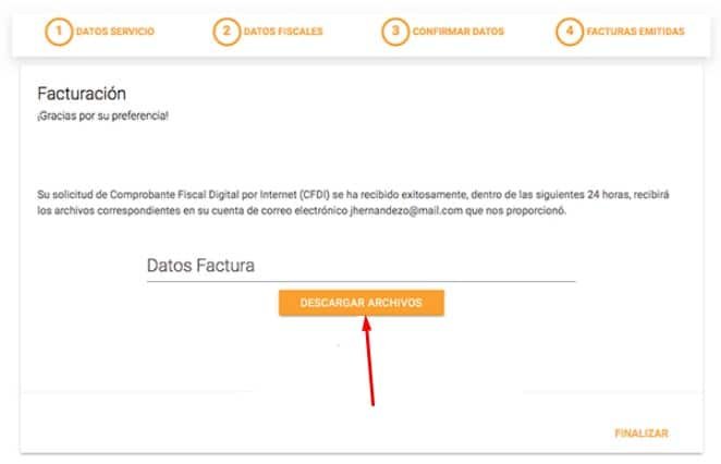Facturacion PrimeraPlus Descargar factura
