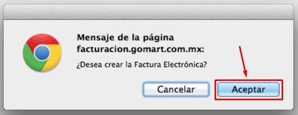 Facturar GOmart Confirmar factura Facturar GOmart Confirmar factura