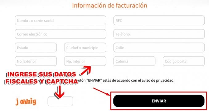 Facturar Qin Oriental Food Datos Fiscales Facturar Qin Oriental Food Datos Fiscales