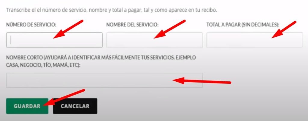 Facturar CFE Datos del recibo Facturar CFE Datos del recibo
