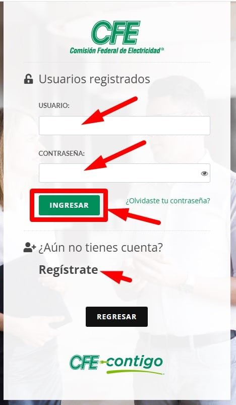 Facturar CFE Iniciar sesion o registrar nueva cuenta Facturar CFE Iniciar sesion o registrar nueva cuenta